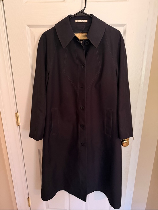 misty harbor Jackets & Blazers - Vintage Navy Women's Trench Coat